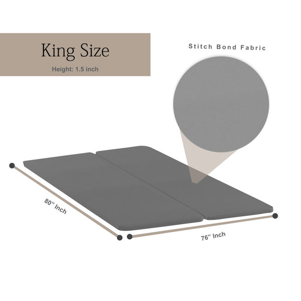 Alwyn Home Split Folding Wood Bunkie Board & Reviews Wayfair